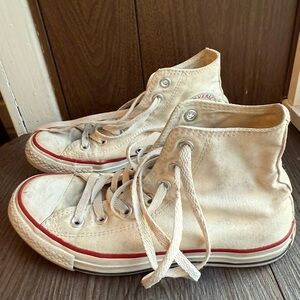 Converse Chuck Taylor All Star High Mens 4.5‎ shoes White vintage